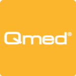 QMED logo, producent sprzętu ortopedycznego i rehabilitacyjnego